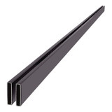 DAYHBAR – Glass Simple Header Bar for Daytona Sliding Shower Door System 73” Long