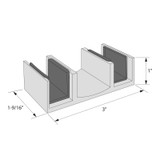 DAYGU – Glass Simple Bottom Door Guide for Daytona Sliding Shower Door System DAYGU – Glass Simple Bottom Door Guide for Daytona Sliding Shower Door System