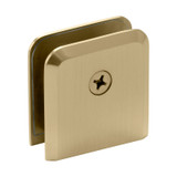 BCTW - Glass Simple Operable Wall Mount Transom Glass Clamp, Beveled Profile