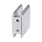 BCU2H – Glass Simple Wall Mount Clamp with Double Mounting Holes, Beveled Profile