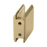 BCU2H – Glass Simple Wall Mount Clamp with Double Mounting Holes, Beveled Profile