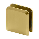 BCU2H – Glass Simple Wall Mount Clamp with Double Mounting Holes, Beveled Profile