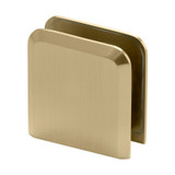 BCU2H – Glass Simple Wall Mount Clamp with Double Mounting Holes, Beveled Profile