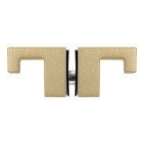 PJDK2 – Glass Simple Paddle-J Style-Door Knob Double Sided