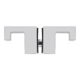 PJDK2 – Glass Simple Paddle-J Style-Door Knob Double Sided