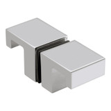 PJDK2 – Glass Simple Paddle-J Style-Door Knob Double Sided