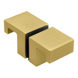 PJDK2 – Glass Simple Paddle-J Style-Door Knob Double Sided