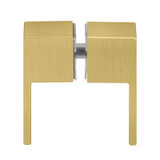 PLDK2 – Glass Simple Back-to-Back L-Paddle Style Door Handle