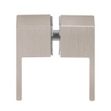 PLDK2 – Glass Simple Back-to-Back L-Paddle Style Door Handle