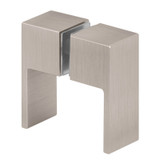 PLDK2 – Glass Simple Paddle-L Style-Door Knob, Double Sided