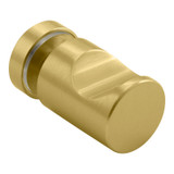 RFGDK1 - Glass Simple Round Finger Grip Door Knob-Single Sided