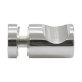 RFGDK1 - Glass Simple Round Finger Grip Door Knob-Single Sided