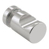 RFGDK1 - Glass Simple Round Finger Grip Door Knob-Single Sided