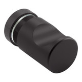RFGDK1 - Glass Simple Round Finger Grip Door Knob-Single Sided
