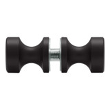 RPDK2 – Glass Simple Round Peg Style Door Knob Double Sided