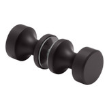 RPDK2 – Glass Simple Round Peg Style Door Knob Double Sided