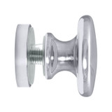 RTDK1 – Glass Simple Round Tradtional Style Door Knob Single Sided