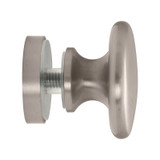 RTDK1 – Glass Simple Round Tradtional Style Door Knob Single Sided