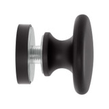 RTDK1 – Glass Simple Round Tradtional Style Door Knob Single Sided