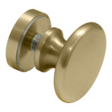 RTDK1 – Glass Simple Round Tradtional Style Door Knob Single Sided