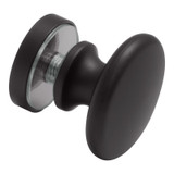 RTDK1 – Glass Simple Round Tradtional Style Door Knob Single Sided