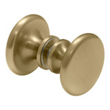 RTDK2 – Glass Simple Round Traditional Style Door Knob Double Sided