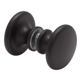 RTDK2 – Glass Simple Round Traditional Style Door Knob Double Sided