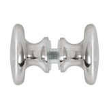 RTDK2 – Glass Simple Round Traditional Style Door Knob Double Sided