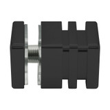 SDK1 – Glass Simple Square Door Knob-Single Sided