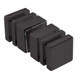 SDK2 – Glass Simple Square Door Knob-Double Sided