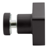 STDK1 – Glass Simple Square Traditional Style Door Knob-Single Sided