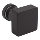 STDK1 – Glass Simple Square Traditional Style Door Knob-Single Sided