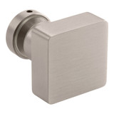 STDK1 – Glass Simple Square Traditional Style Door Knob-Single Sided