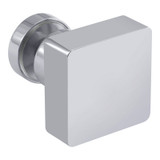 STDK1 – Glass Simple Square Traditional Style Door Knob-Single Sided