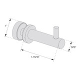 MODRH - Glass Simple Modern Style Robe Hook