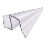 CBSW - Glass Simple Clear Bottom Sweep for 3/8” and 1/2" Glass Sliding Doors, 40” Length