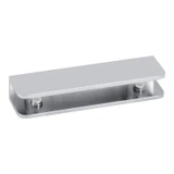SB4 - Glass Simple Rectangular Wall Mount Shelf Clamp 3-15/16" x 1-1/16"