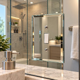 GA101 - Glass Simple Single Toggle GlassAlike® Acrylic Mirror Plate