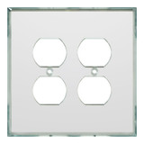 GA203 - Glass Simple Double Duplex GlassAlike® Acrylic Mirror Plate