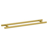 18X18LTB - Glass Simple 18" x 18" Back-to-Back Ladder Towel Bar