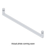 24STB - Glass Simple 24" Single-Sided Square Towel Bar