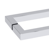 24X24STB - Glass Simple 24" x 24" Back-to-Back Square Towel Bar