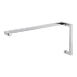 8X18STB - Glass Simple 8" x 18" Square Style Pull Handle/Towel Bar Combo
