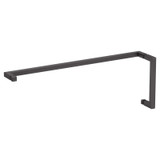 8X24STB - Glass Simple 8" x 24" Square Style Pull Handle/Towel Bar Combo