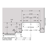 CASHD01 - Glass Simple Heavy-Duty Top or Bottom Mount Pivot Hinge