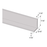 CLSPAT - Glass Simple Ultra Clear L-Seal for 3/8" Maximum Gap with Pre-Applied Tape 95" Long
