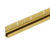 JBAR38 - Glass Simple 1/4" Standard Heavy Indented Aluminum J-Channel 144" Long