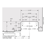 PROHD01 - Glass Simple Heavy-Duty Beveled Top or Bottom Mount Pivot Hinge