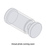 RRSDK1 - Glass Simple Round Single-Sided Shower Knob with Protective Sleeve