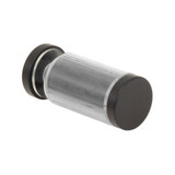 RRSDK1 - Glass Simple Round Single-Sided Shower Knob with Protective Sleeve